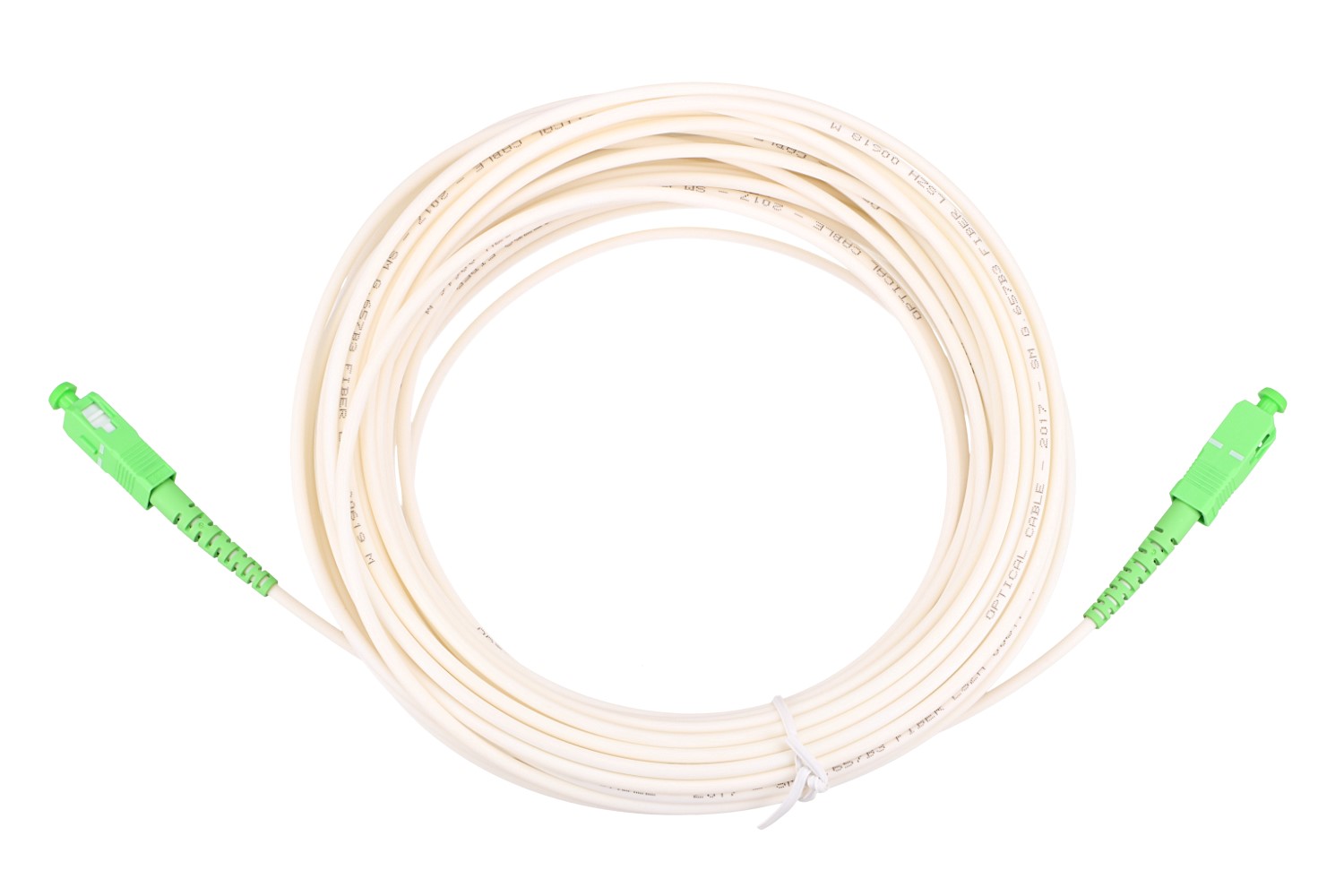 Extralink SC/APC-SC/APC | Patchcord | LSZH, Jednomodowy, Simplex, G.657B3, 3mm, Easy Flex, 15m